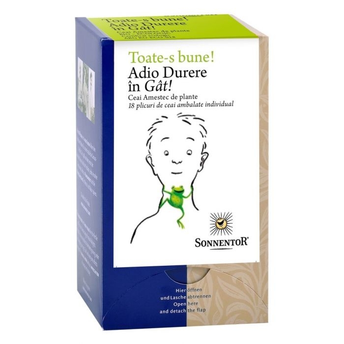 Sonnentor - Ceai toate-s bune! Adio durere in gat eco 18plicuri