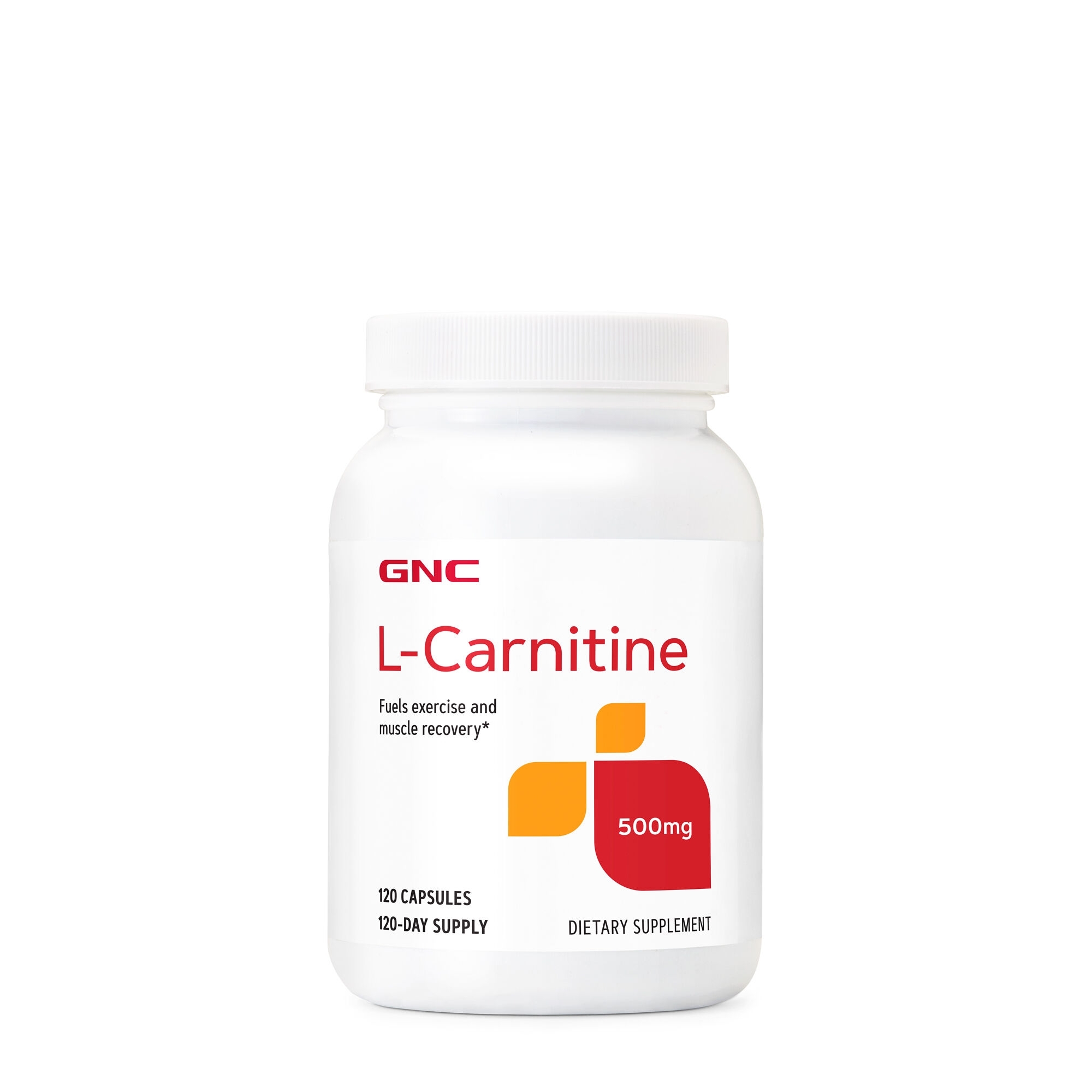 L-carnitina 500 mg, 120 capsule, GNC