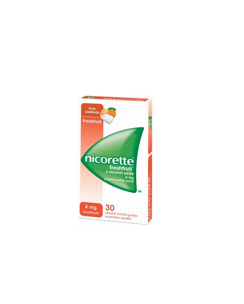 Nicorette® Freshfruit 4 mg guma medicamentoasa masticabila x 30 gume