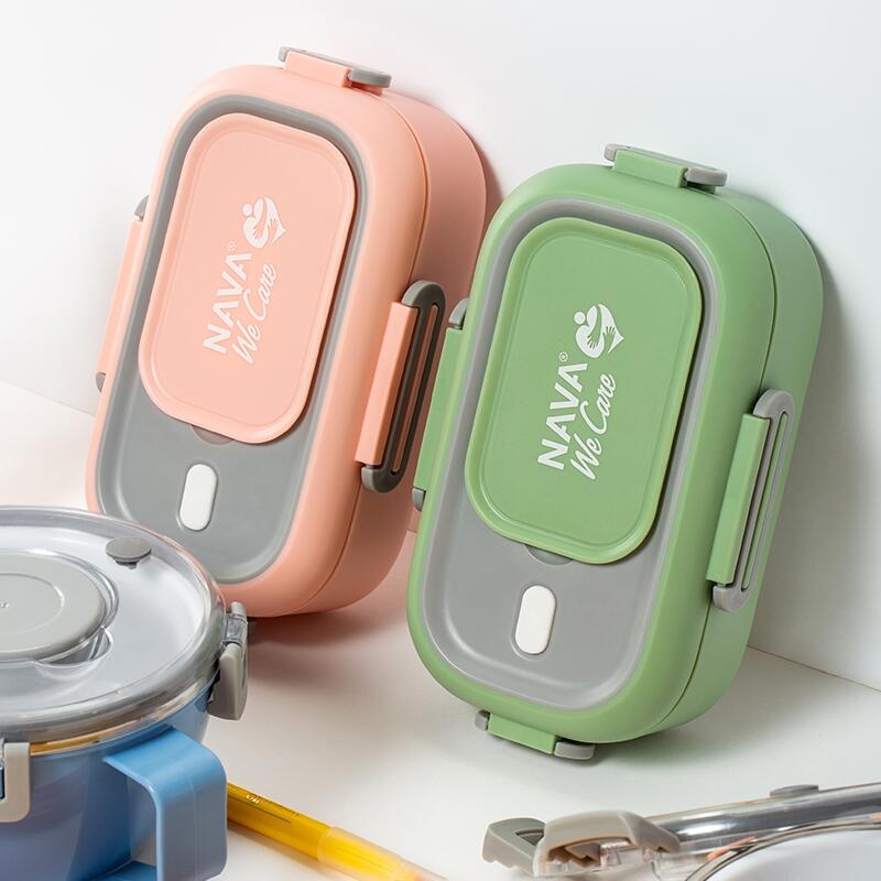 Lunchbox Nava We care 800 ml roz