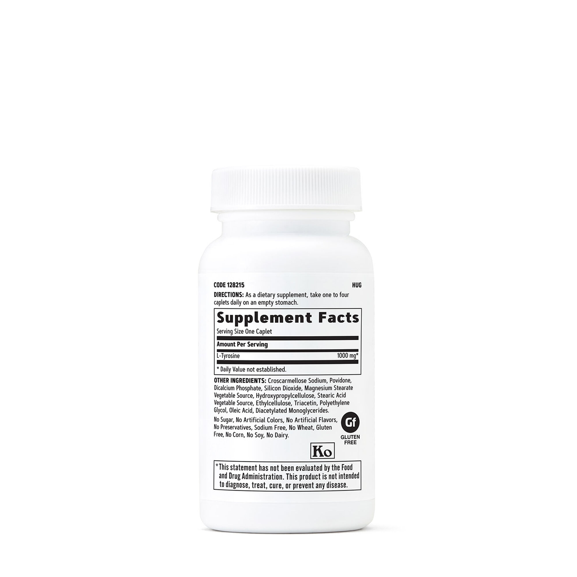 gnc l-tyrosine 1000 mg, L-tirozina 1000 mg, 60 tablete, GNC