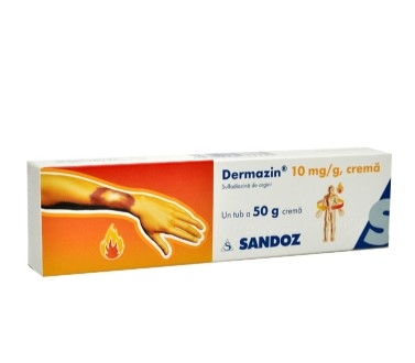 Dermazin® 10 mg/g, crema x 50 g crema
