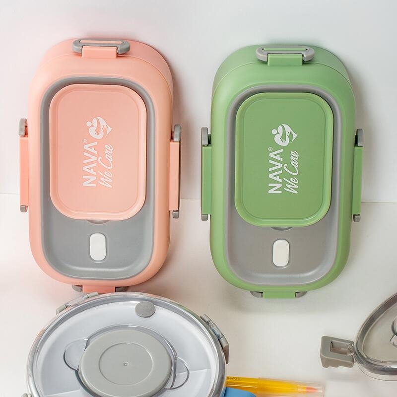Lunchbox Nava We care 800 ml roz