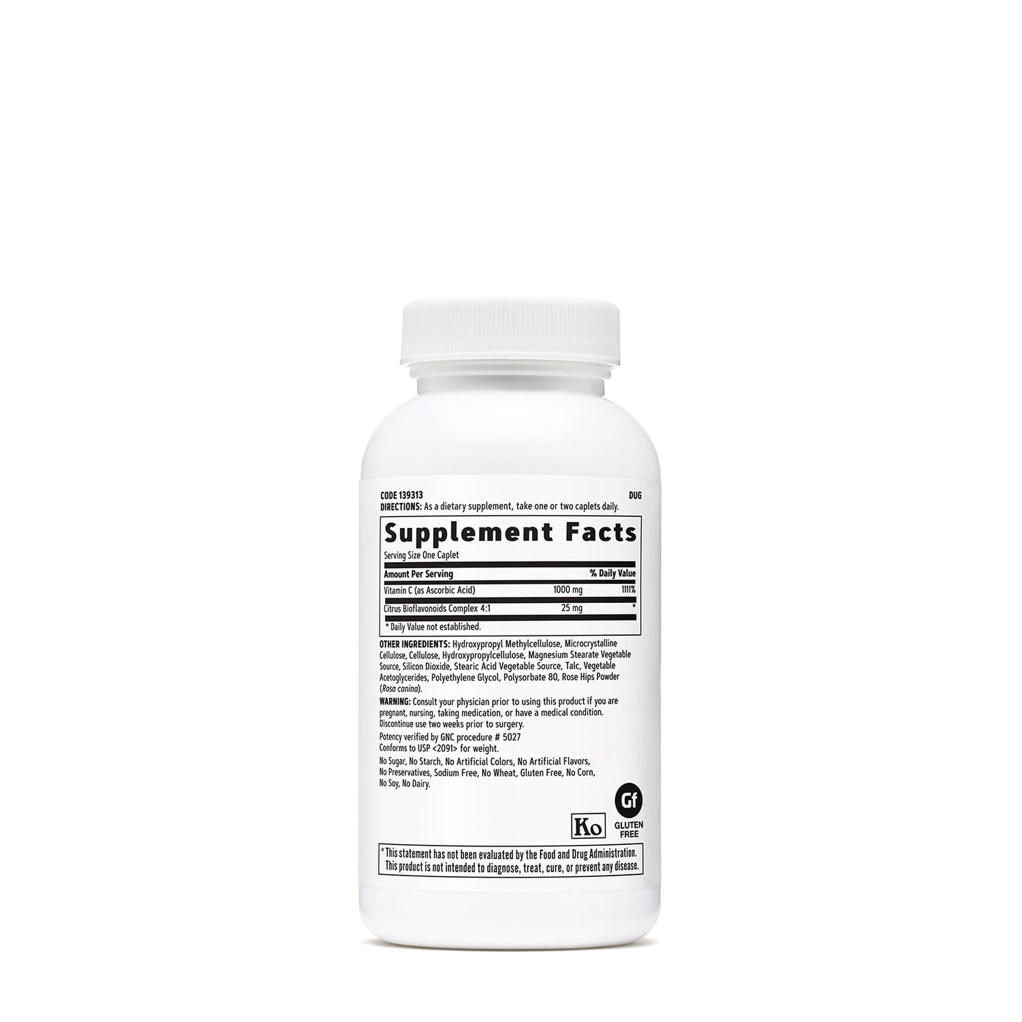 Vitamina C 1000 mg cu bioflavonoide si eliberare prelungita, 180 tablete, GNC