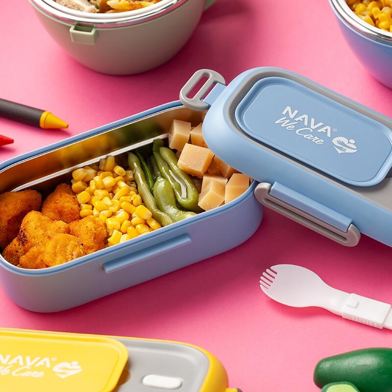 Lunchbox Nava We care 800 ml roz