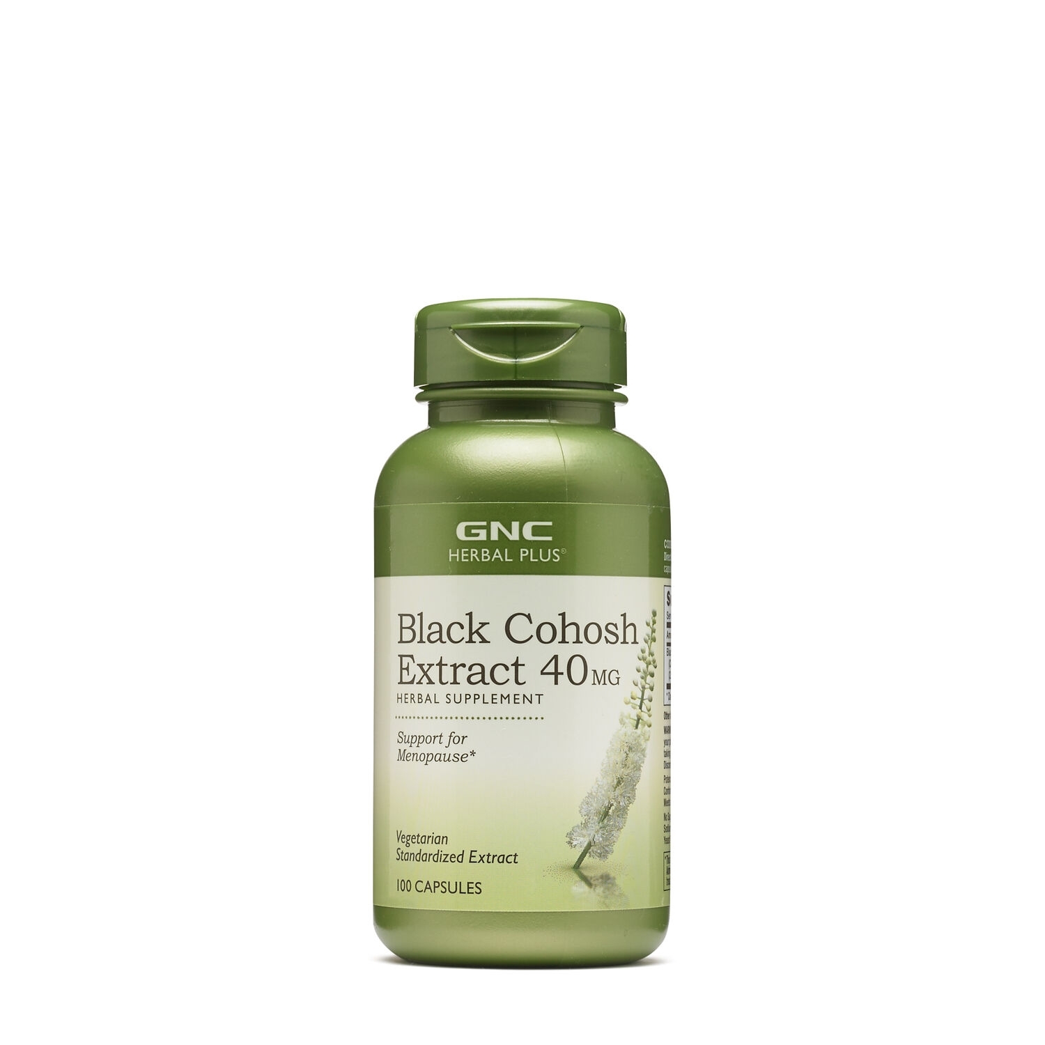 Extract standardizat de cohos negru 40 mg Herbal Plus, 100 capsule, GNC