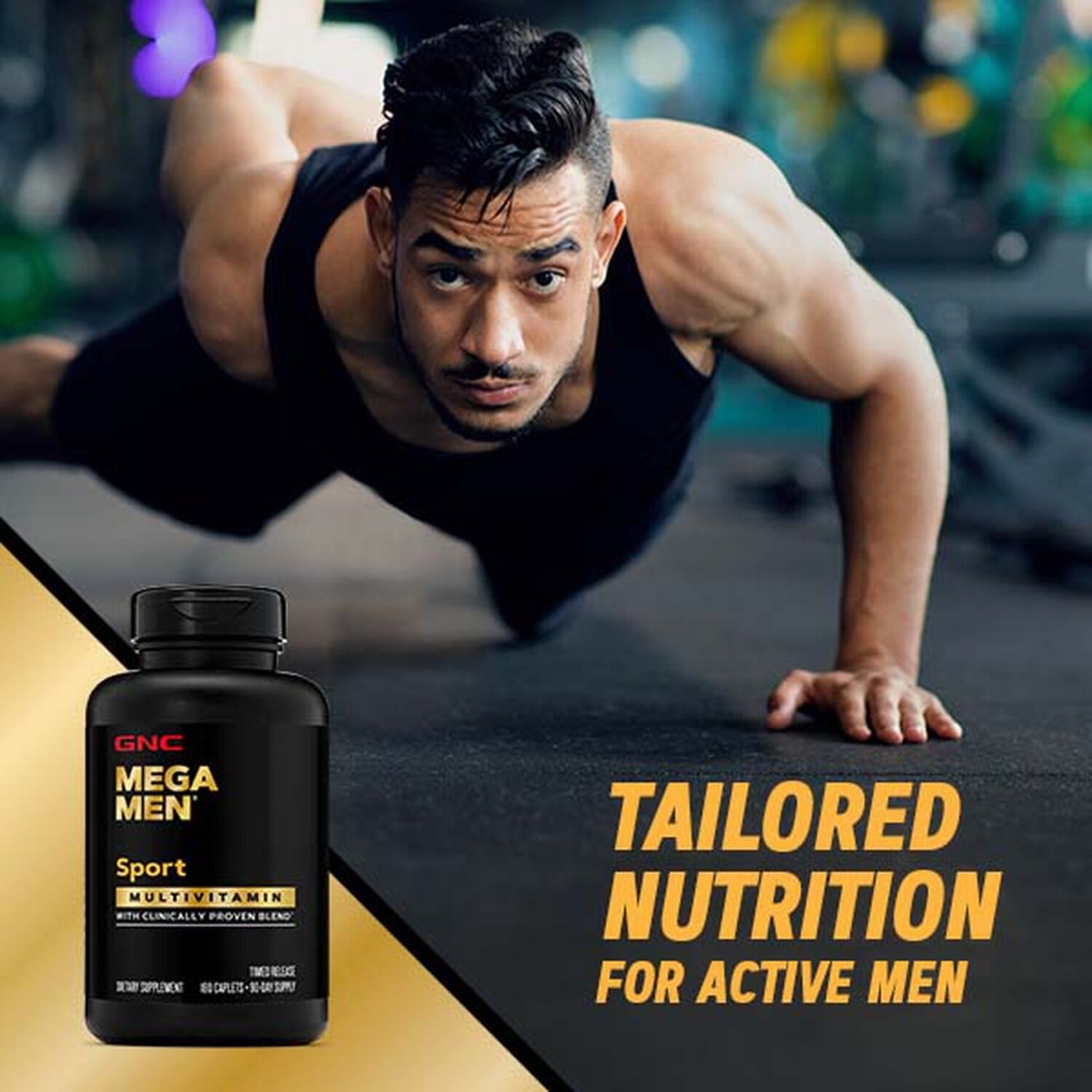 Multivitamine pentru barbati Mega Men Sport, 180 tablete, GNC