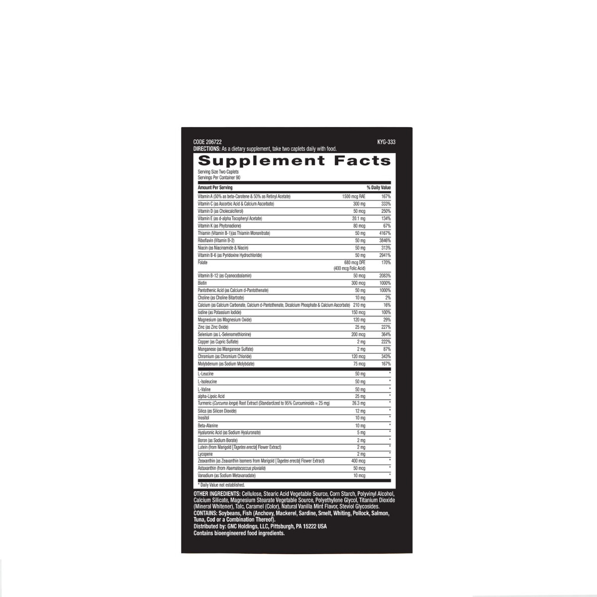 Multivitamine pentru barbati Mega Men Sport, 180 tablete, GNC