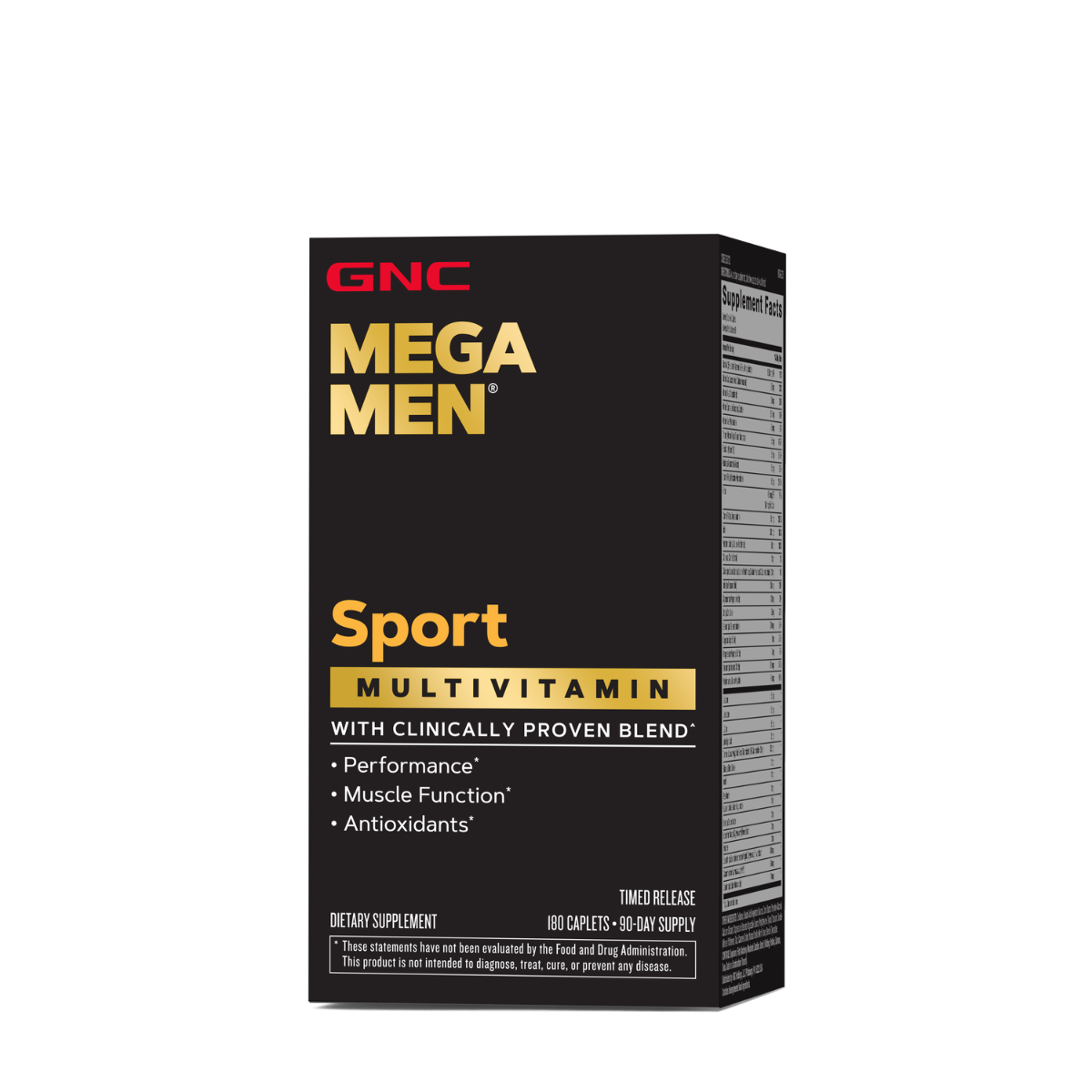 Multivitamine pentru barbati Mega Men Sport, 180 tablete, GNC