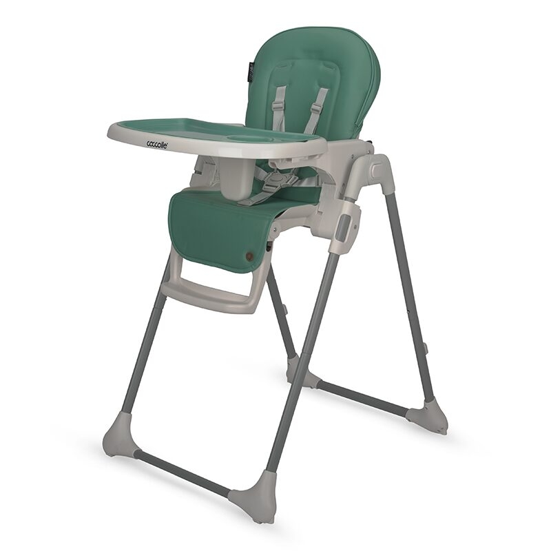 Scaun de luat masa Coccolle Noori Emerald green