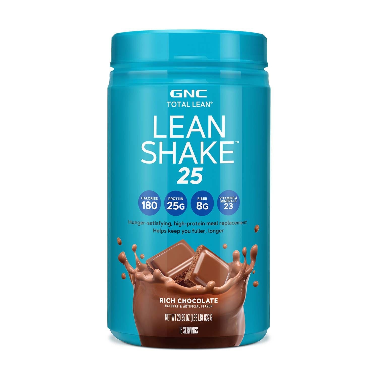 Shake proteic cu aroma de ciocolata Total Lean, 832 g, GNC