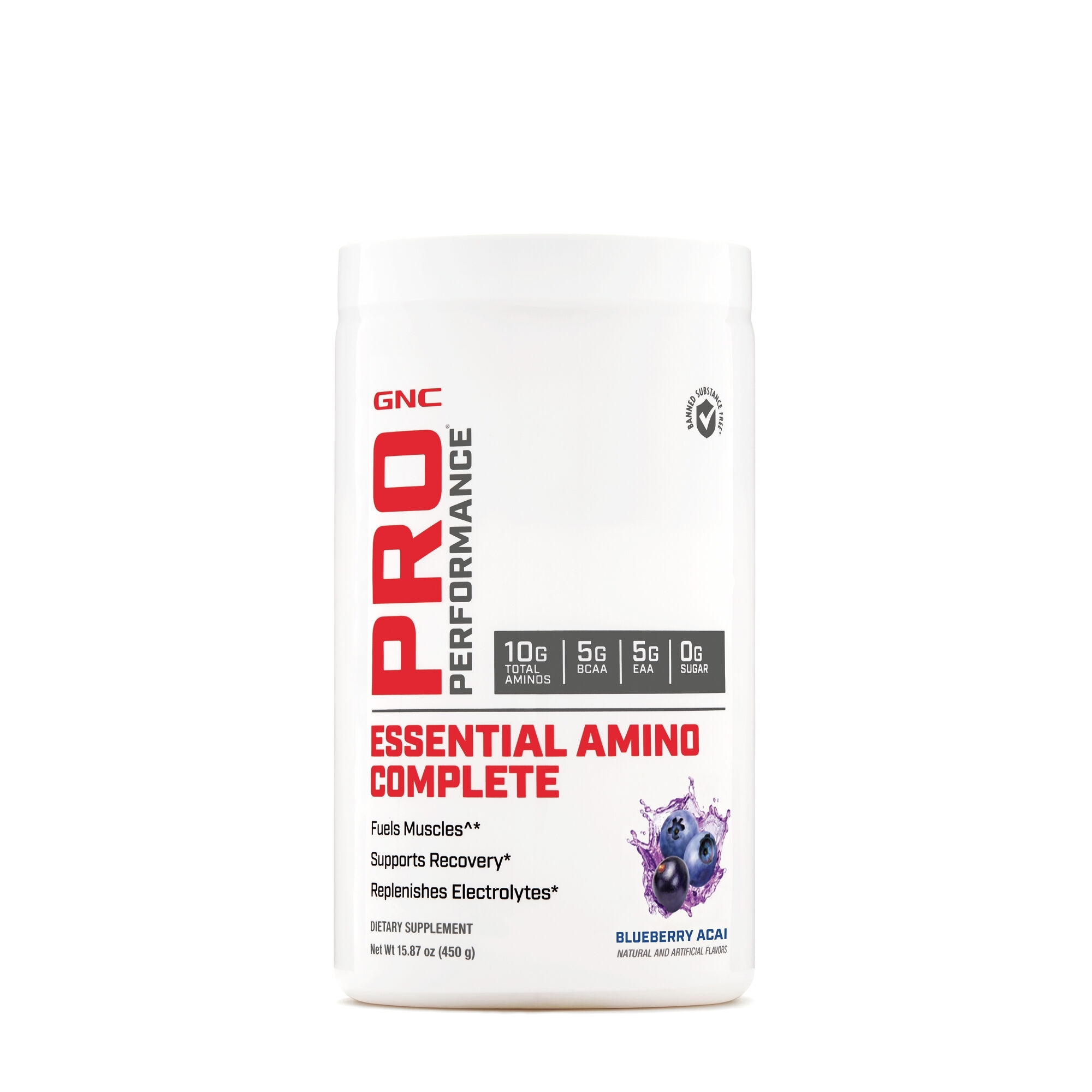 Aminoacizi cu aroma de afine Pro Performance, 450 g, GNC