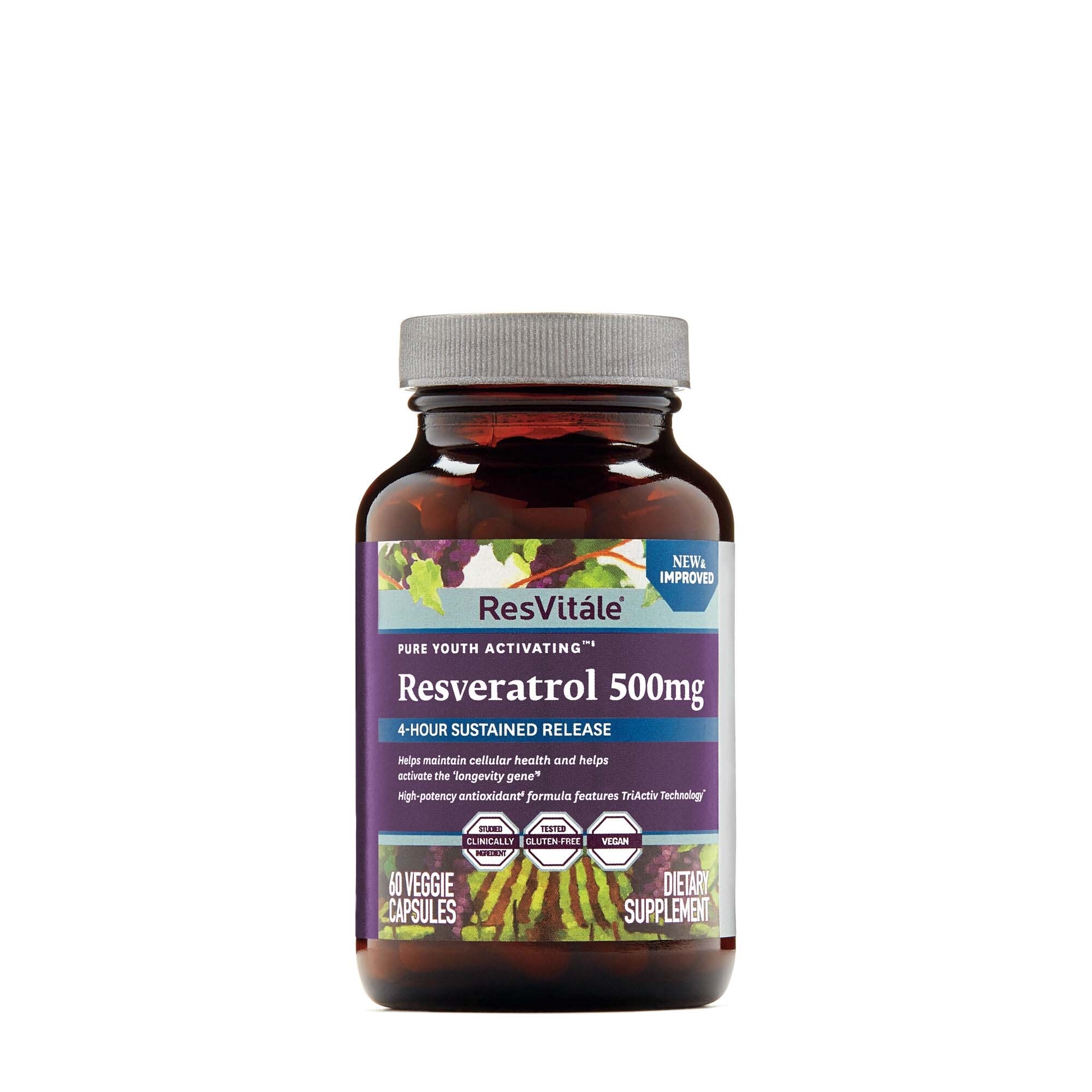 Resveratrol 500 mg si quercetina 40 mg, 60 capsule, ResVitale