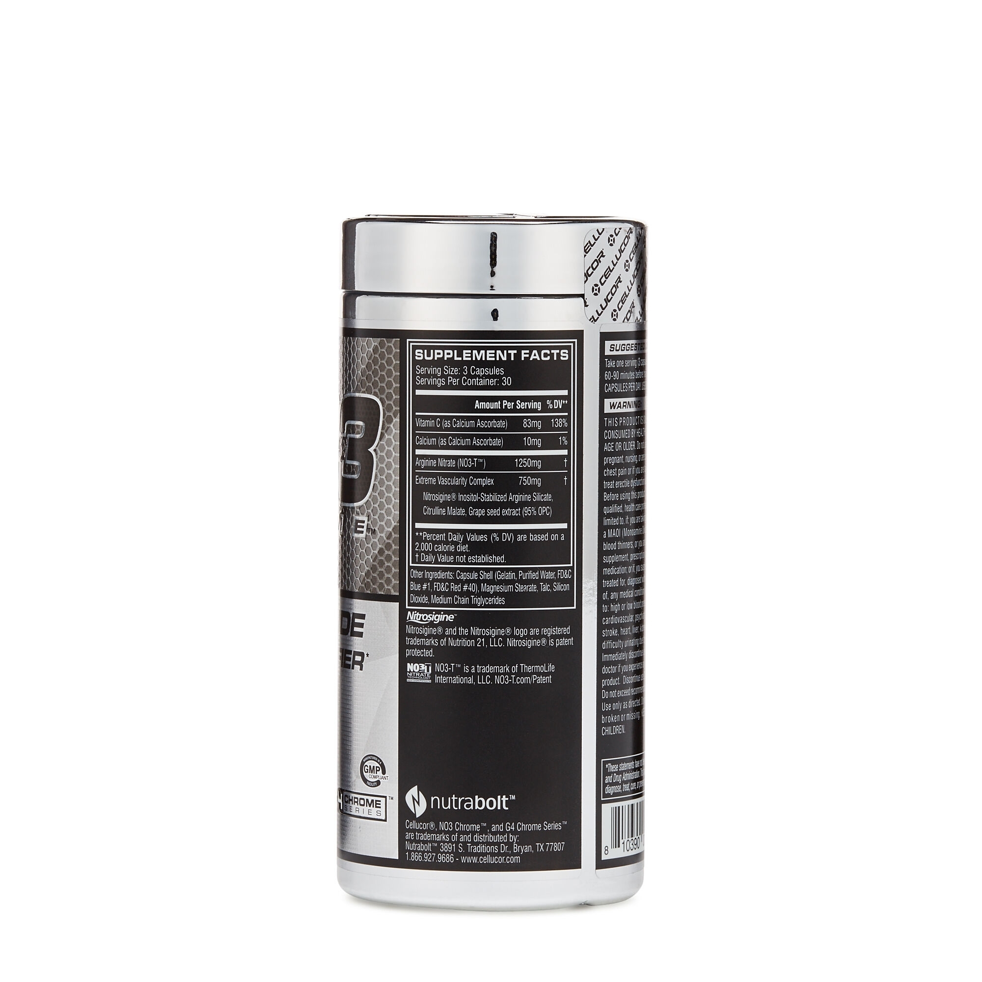Pre-workout NO3 Chrome, 90 capsule, Cellucor