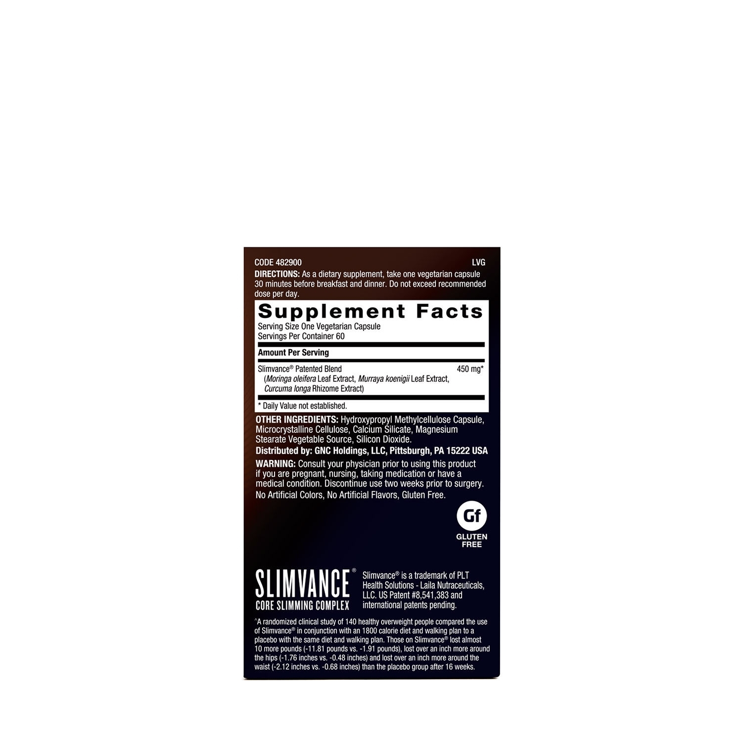 Slimming Complex Stimulant Free Slimvance Core, 60 capsule, BodyDynamix