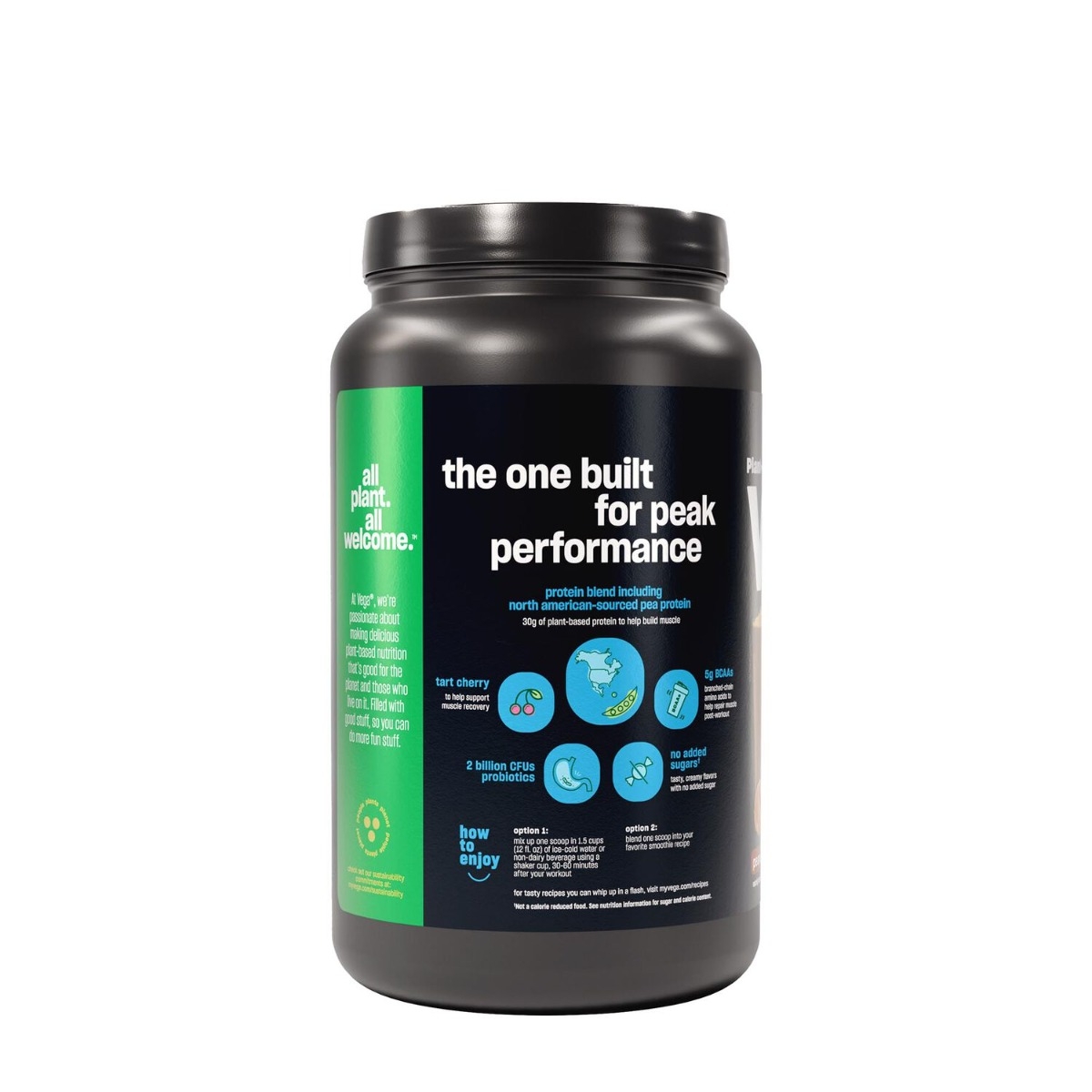 Proteina vegetala cu aroma de unt de arahide Vega Sport Premium Protein, 815 g, GNC