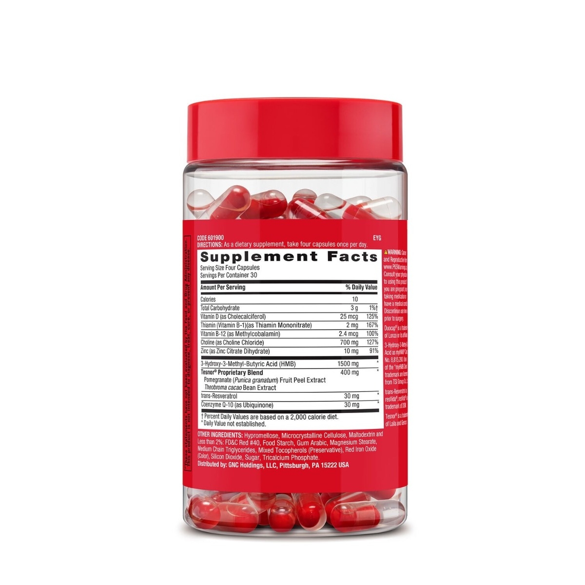 GNC - Mega Men Ultra Testosterone Formula Avansata pentru Cresterea Testosteronului Liber si Total 120cps