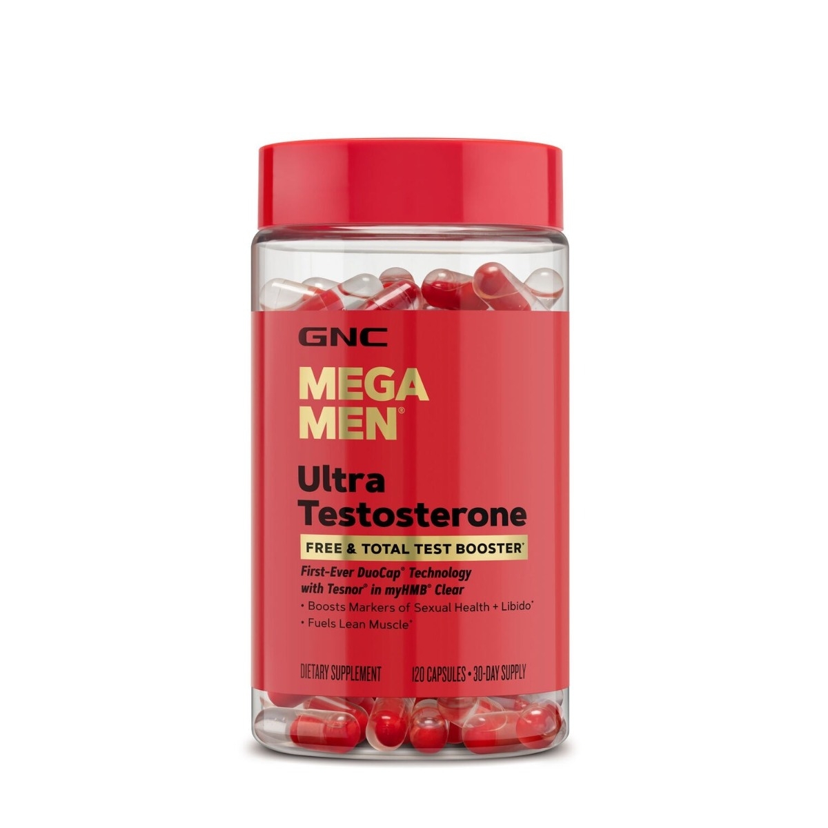 GNC - Mega Men Ultra Testosterone Formula Avansata pentru Cresterea Testosteronului Liber si Total 120cps