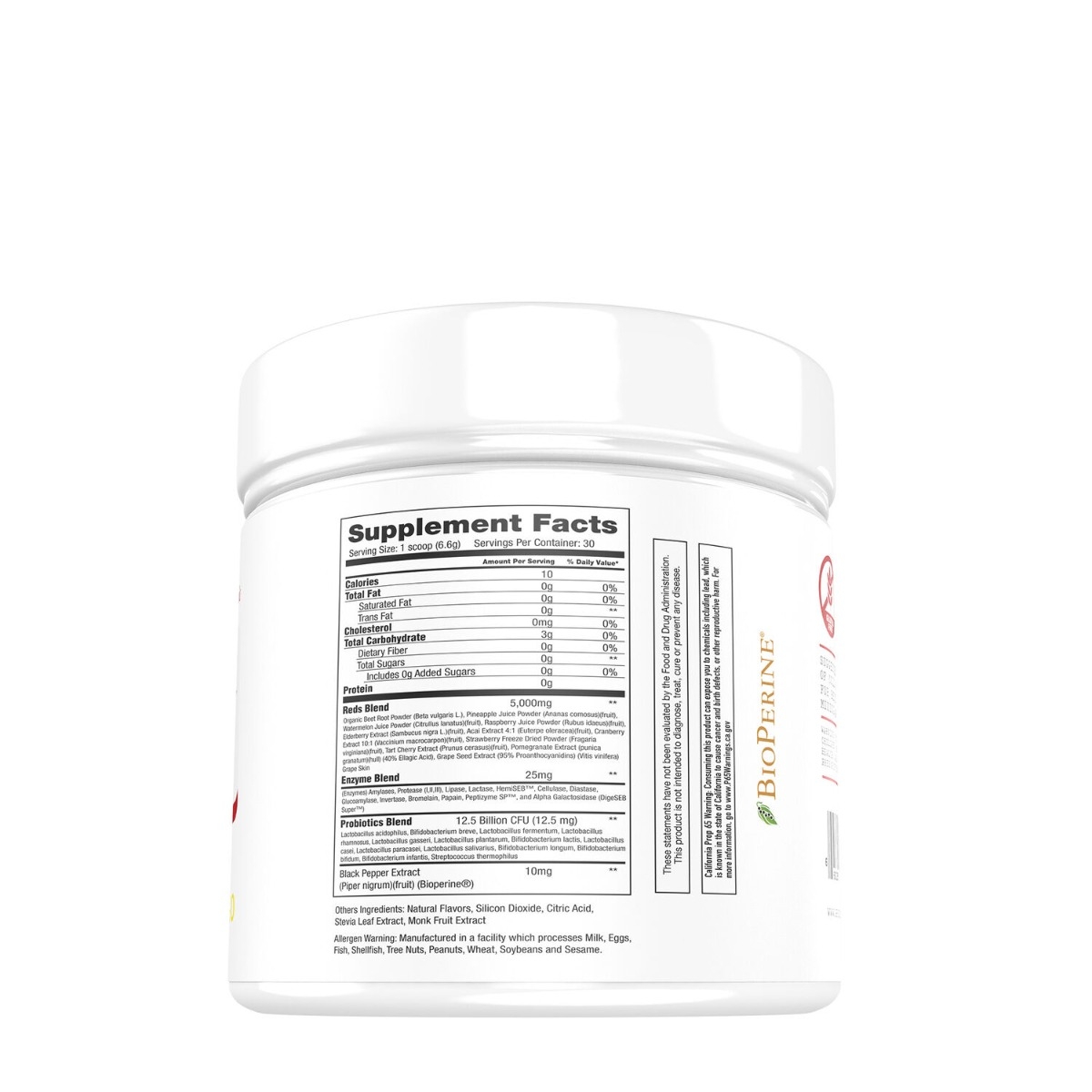 Amestec de super-alimente cu aroma de mango Project 1 Reds, 198 g, GNC