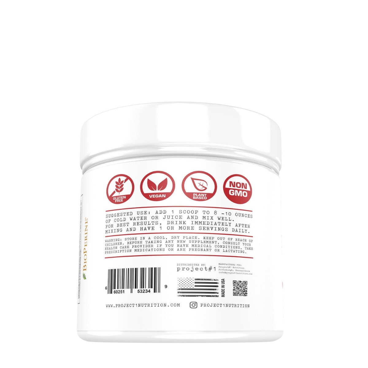 Amestec de super-alimente cu aroma de mango Project 1 Reds, 198 g, GNC
