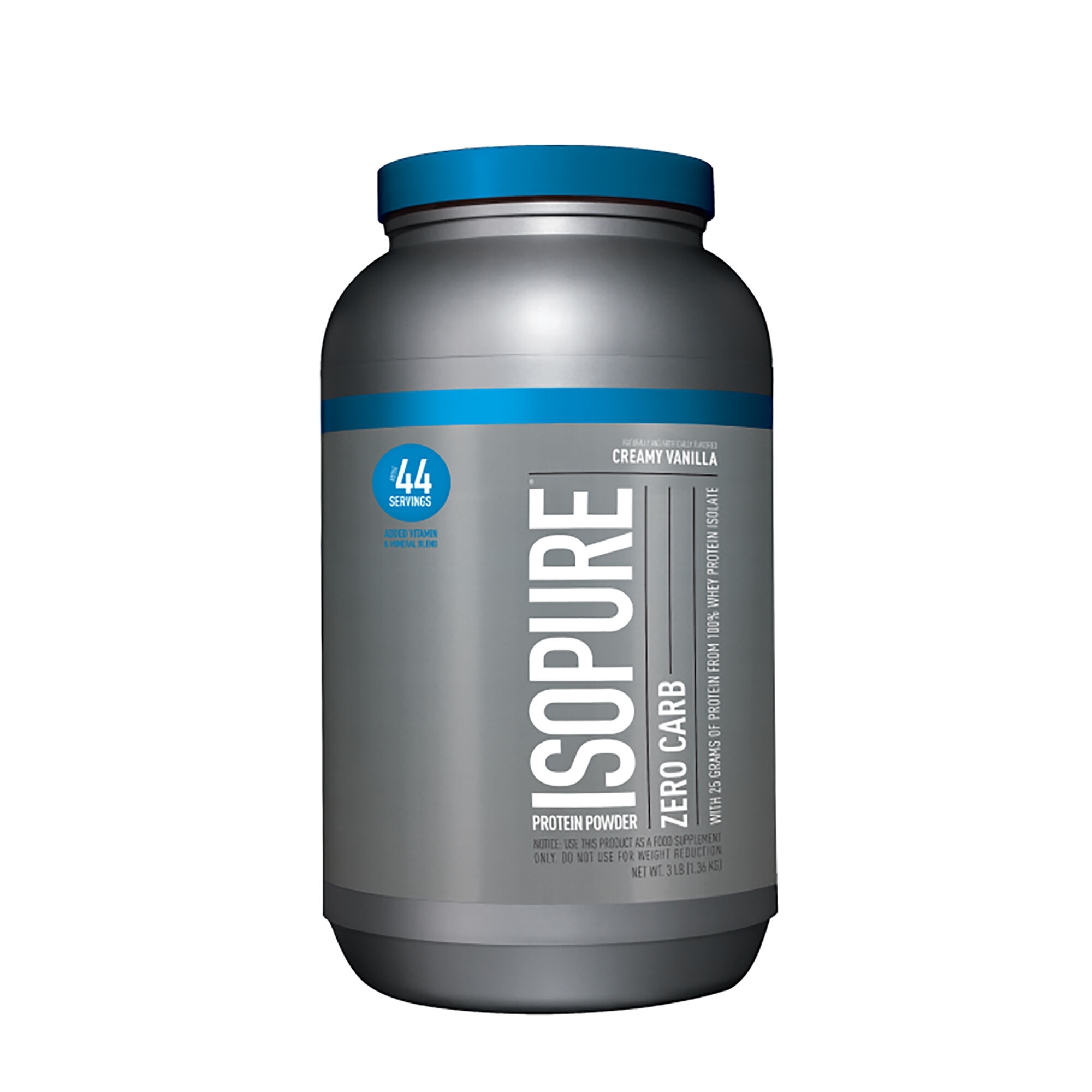 Proteina izolata din zer cu aroma de vanilie Zero Carb, 1360 g, Isopure