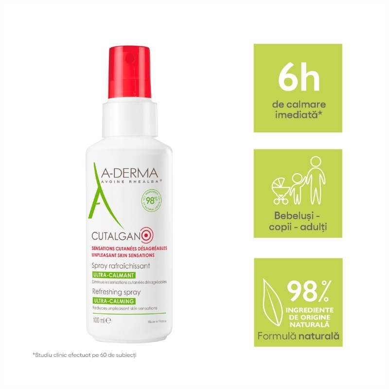 Cutalgan spray ultra calmant, 100ml, A-Derma