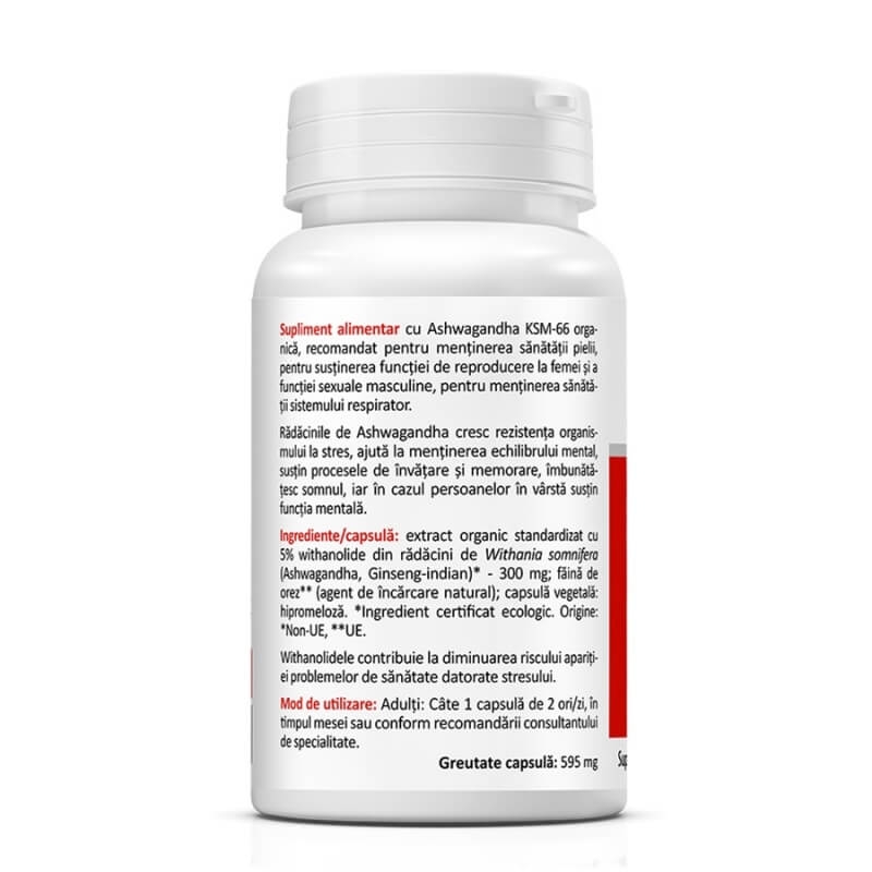 Ashwagandha KSM-66, 30 capsule, Zenyth