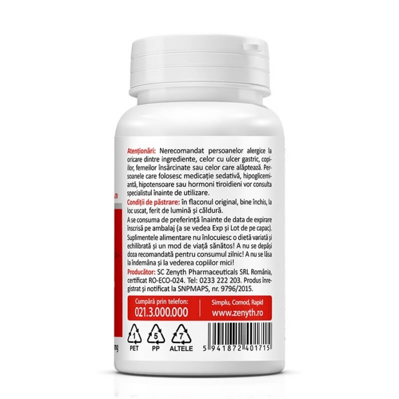 Ashwagandha KSM-66, 30 capsule, Zenyth