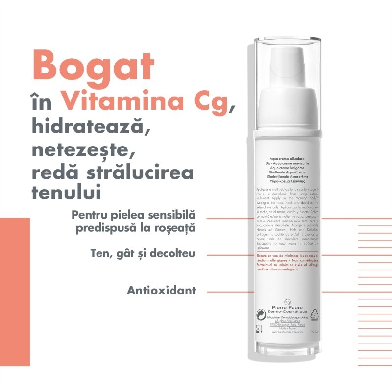 Crema de zi hidratanta cu efect de netezire A-OXitive, 30 ml, Avene
