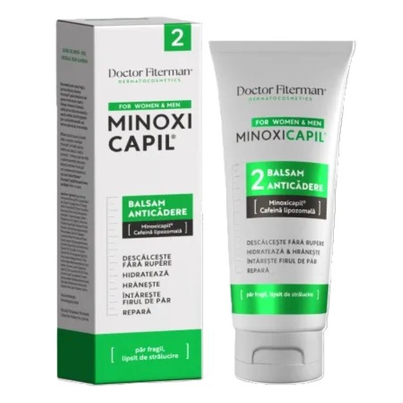 Balsam anticadere pentru par Minoxicapil, 200 ml, Doctor Fiterman