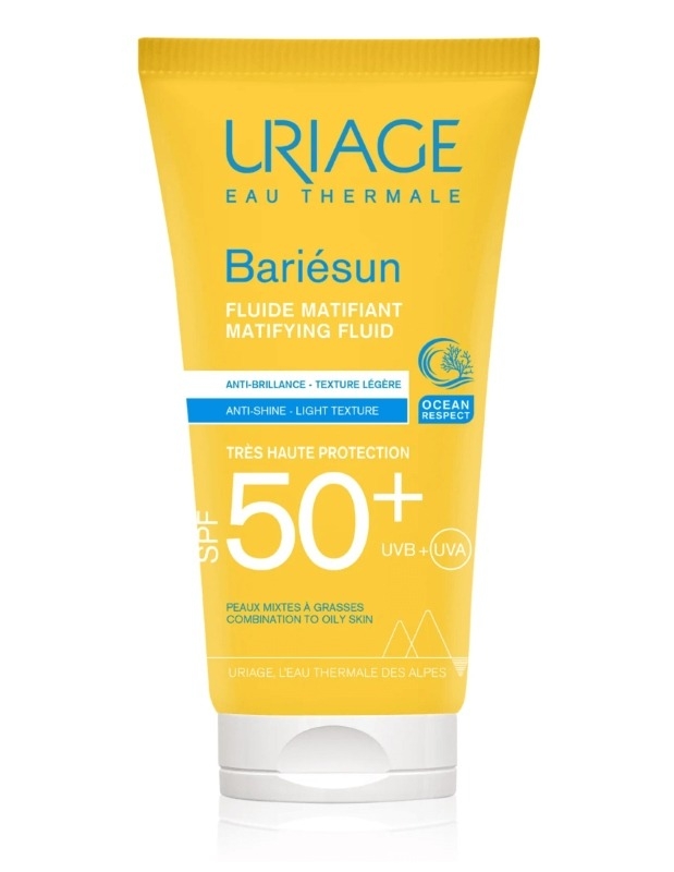 Bariesun fluid mat SPF 50+, 50ml, Uriage
