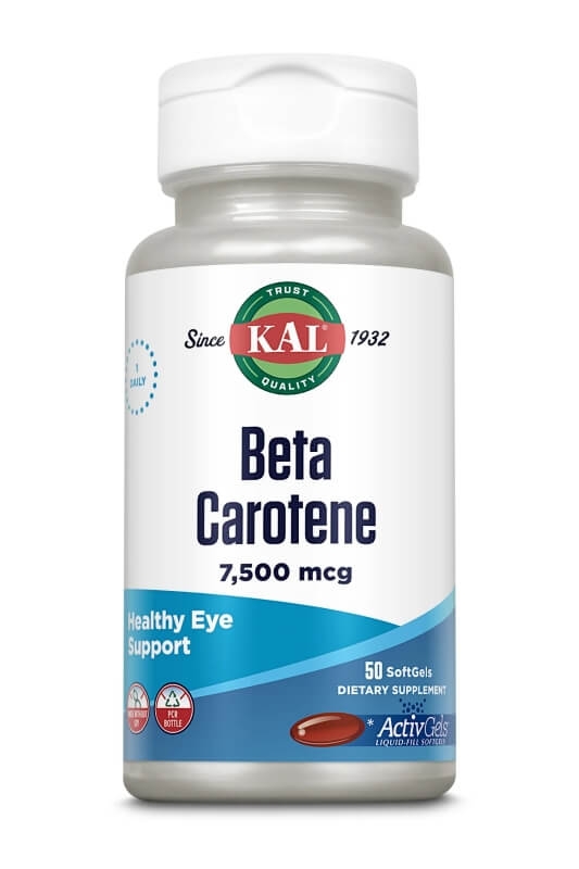 Beta Carotene 7500mcg Kal, 50 capsule, Secom