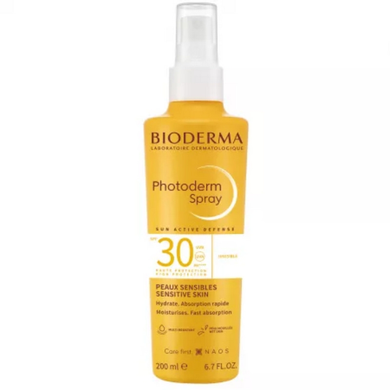 Spray protectie solara Photoderm, SPF 30, 200 ml, Bioderma