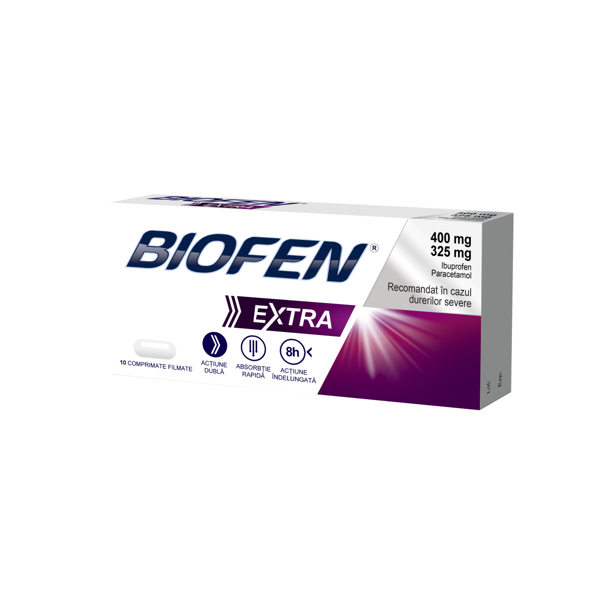 Biofen® Extra 400mg/325mg x 10 comprimate filmate
