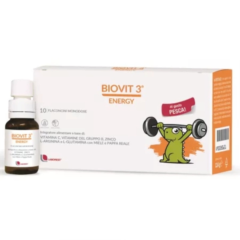 Biovit 3 Energy 10 ml, 10 flacoane, Uriach
