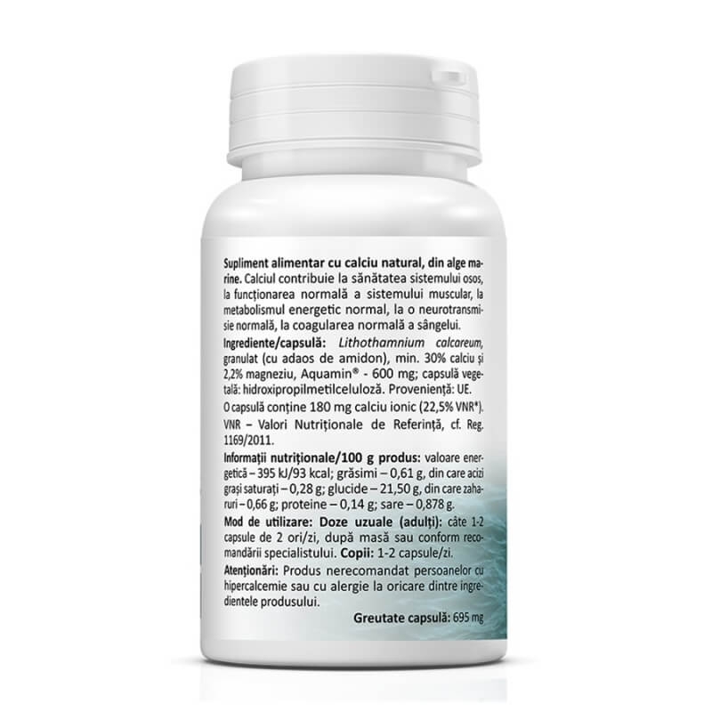 Calciu Marin, 60 capsule, Zenyth