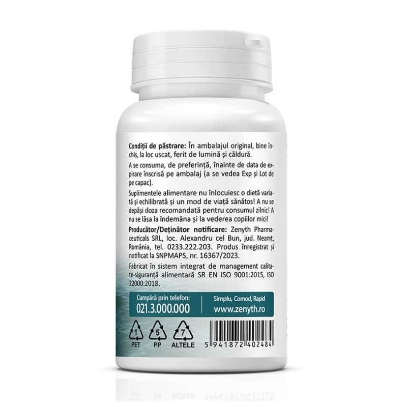 Calciu Marin, 60 capsule, Zenyth