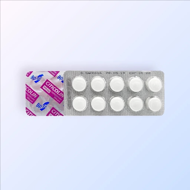Citicolin 500 mg, 30 comprimate, Balkan Pharmaceuticals