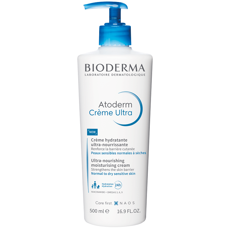 Crema hidratanta pentru fata si corp Atoderm Ultra, 500 ml, Bioderma