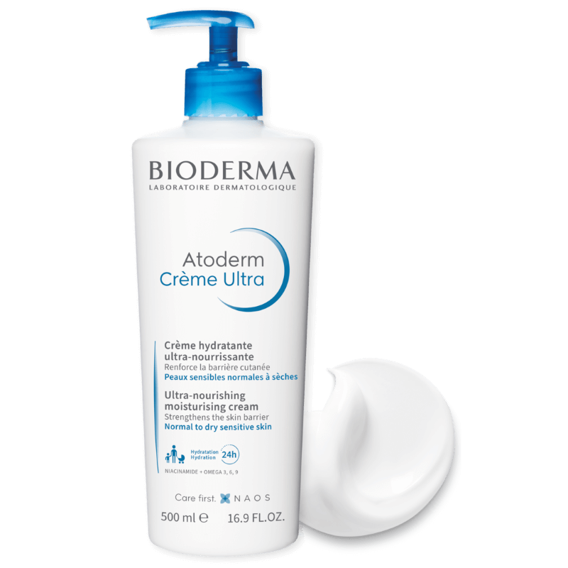 Crema hidratanta pentru fata si corp Atoderm Ultra, 500 ml, Bioderma