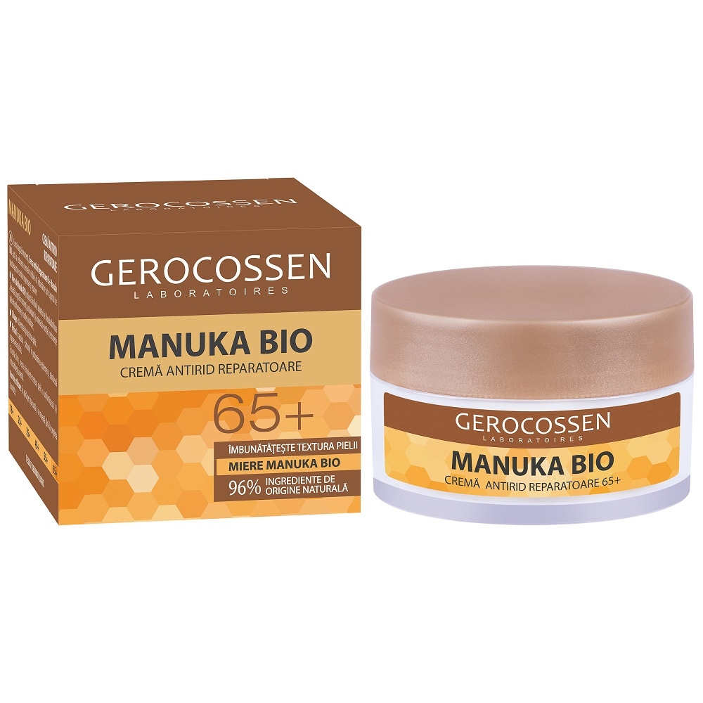 Gerocossen - Manuka Bio crema antirid reparatoare 65+ 50ml