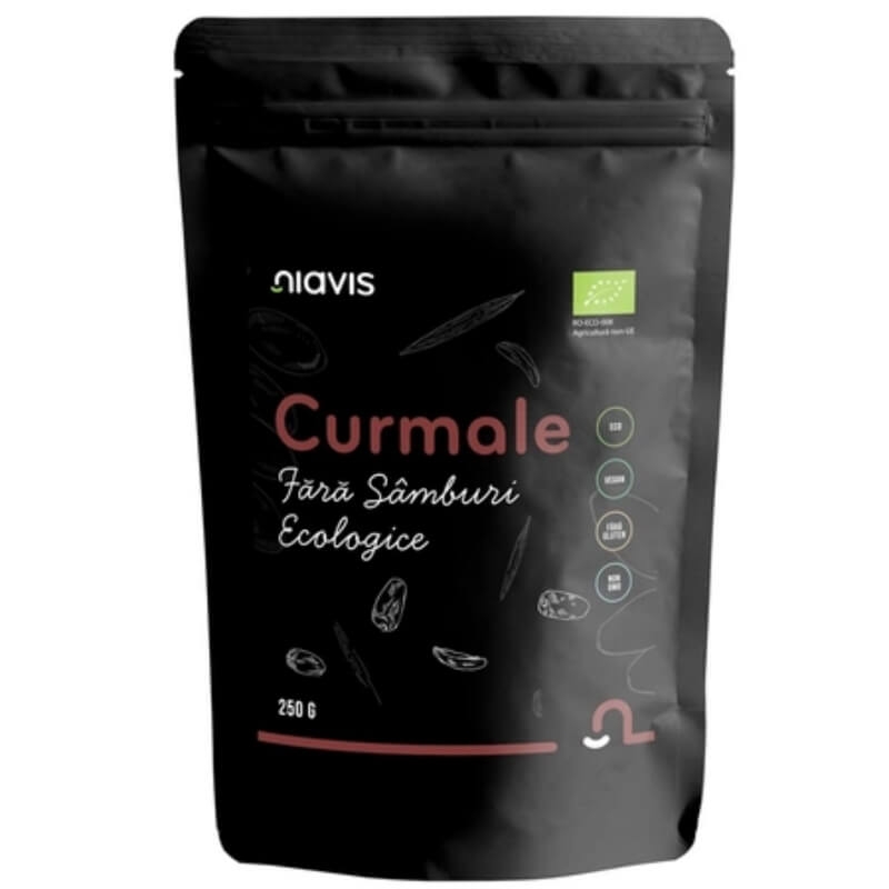 Curmale fara samburi ecologice, 250 g, Niavis