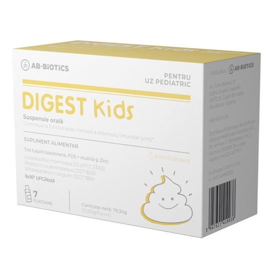 Digest Kids suspensie orala 7flacoane