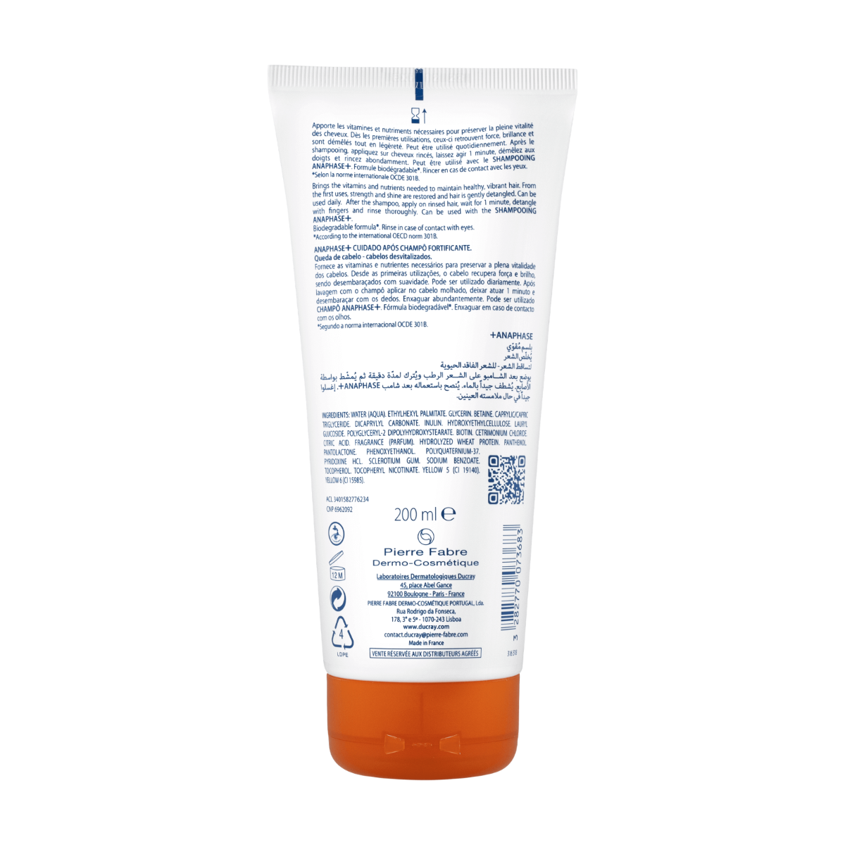Ducray - Anaphase+ balsam 200ml 