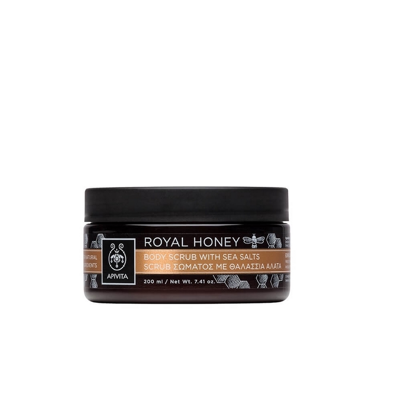 Exfoliant pentru corp Royal Honey, 200 ml, Apivita