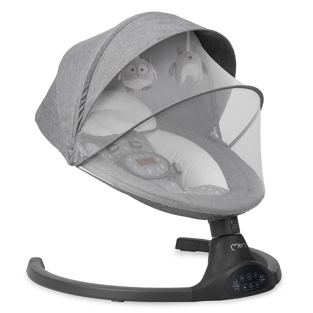 Balansoar electric MoMi Lami, Dark Grey