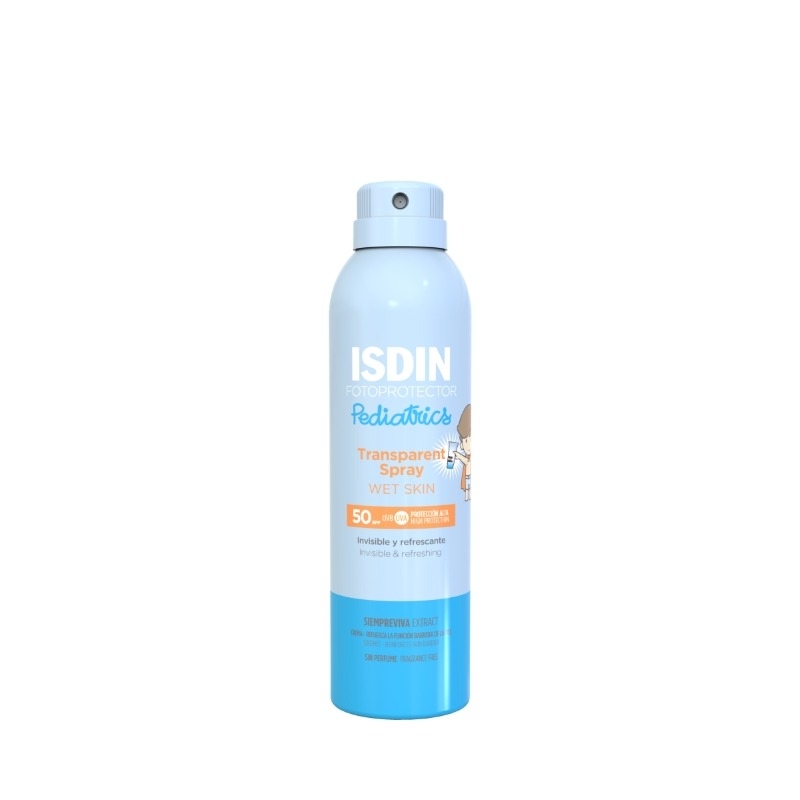 Fotoprotector Pediatrics spray Wet Skin pentru copii SPF 50+, 250ml, Isdin