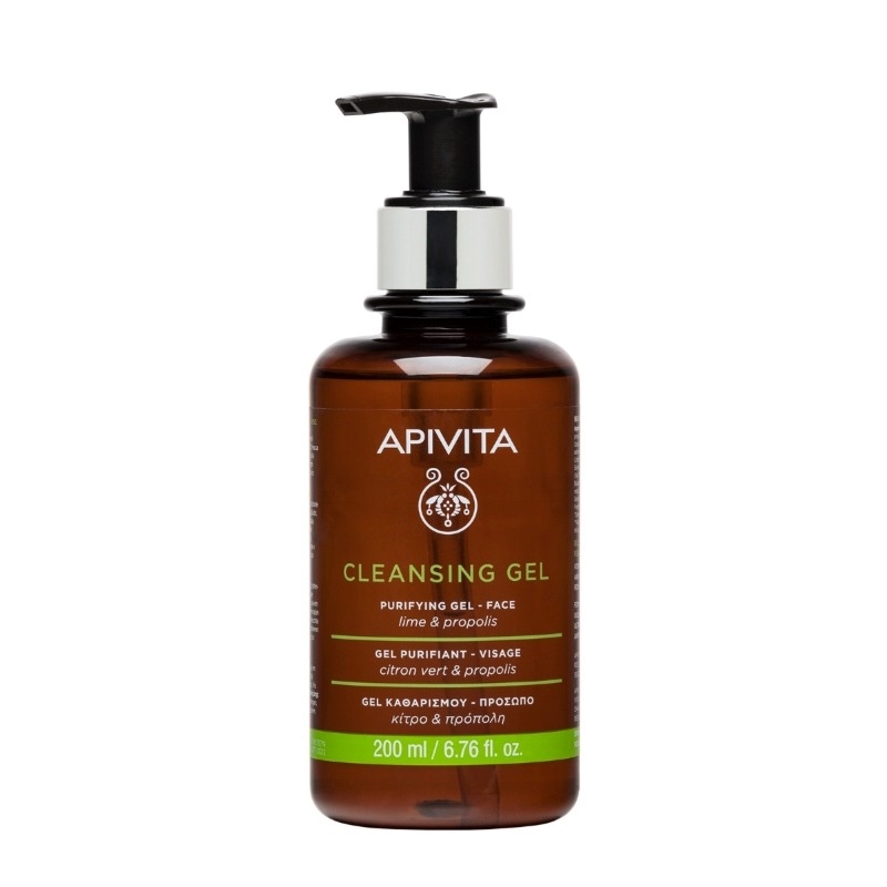 Gel curatare cu lime si propolis, 200ml, Apivita