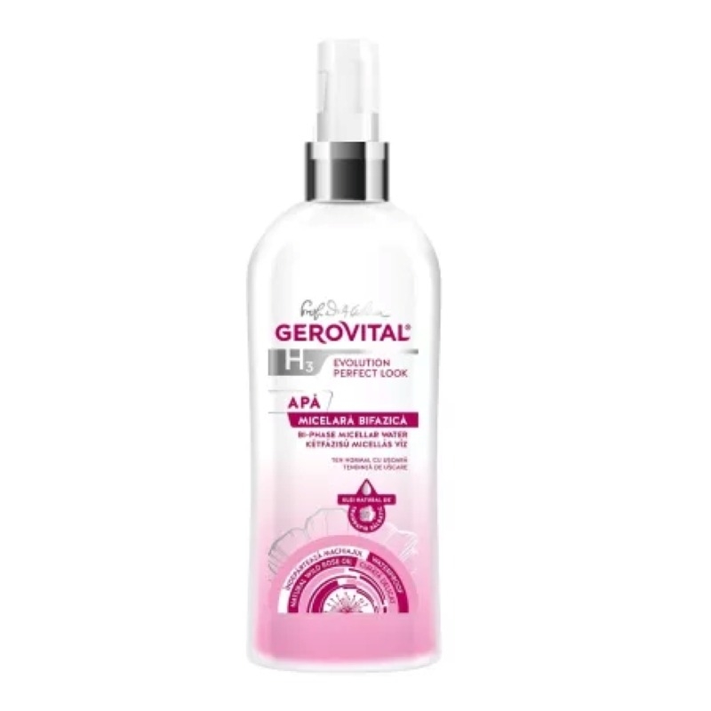 Apa micelara bifazica H3 Evolution Perfect Look, 150 ml, Gerovital
