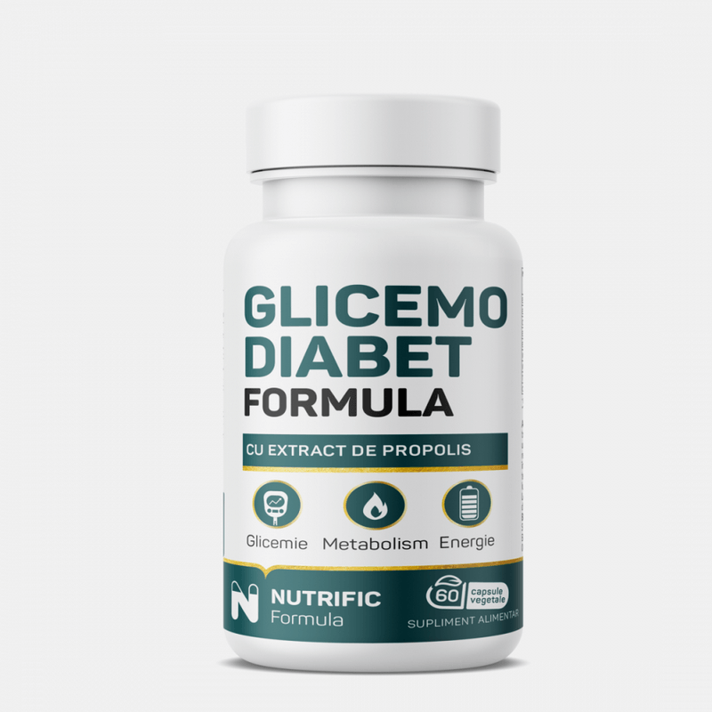 Glicemo Diabet Formula, 60 capsule, Nutrific